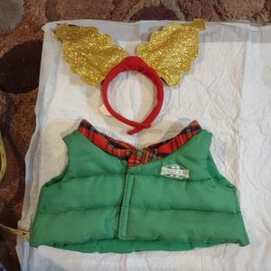 Doggie Christmas puff jacket